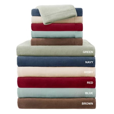 True North By Sleep Philosophy True North 100 Percent Polyester Knitted Plush Sheet Set - 20 in. BL20-0449